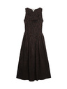 Marks & Spencer Kockás ráncolt körülmény midi ruha mellénnyel Marks & Spencer barna