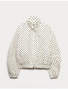 Marks & Spencer Bomber kabát magas pamutarányú és állógallérral Marks & Spencer krém