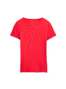 Marks & Spencer Bordázott slim fit póló magas pamutarányú Marks & Spencer piros