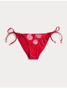 Marks & Spencer Bikini alső oldalt megkötött és hímzett Marks & Spencer piros