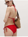 Marks & Spencer Háromszög bikini felső párnázottsággal és hímzéssel Marks & Spencer piros