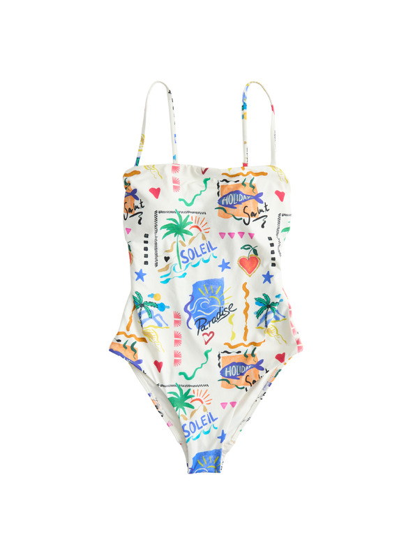 Marks & Spencer Bandeau típusú fürdőruha nyomattal Marks & Spencer többszínű