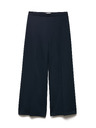 Marks & Spencer Jersey széles szárú stretch nadrág Marks & Spencer tengerészkék