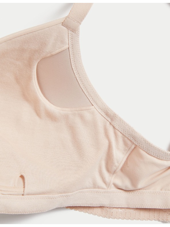 Marks & Spencer Smooth Body Soft™ melltartó merevítővel és teljes kosarakkal, méretezés. F-H Marks & Spencer bézs színű