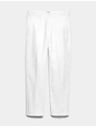 Marks & Spencer Len keverék chino nadrág, normál szabás Marks & Spencer fehér