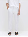 Marks & Spencer Len keverék chino nadrág, normál szabás Marks & Spencer fehér
