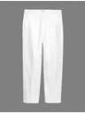 Marks & Spencer Len keverék chino nadrág, normál szabás Marks & Spencer fehér