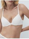 Marks & Spencer Sima Body Soft™ dekoltált melltartó csontokkal, méret A–E Marks & Spencer fehér