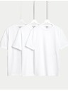 Marks & Spencer 100% Supima® pamut póló, 3 db Marks & Spencer fehér