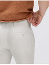 Marks & Spencer Chino nadrág lenvegyület keverékből, normál fazon Marks & Spencer bézs
