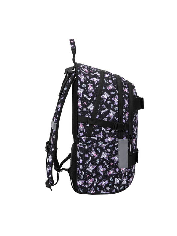 BAAGL  BAAGL SZETT 3 Skate Kuromi Black: hátizsák, tolltartó, sporttáska GRS