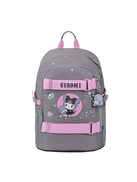 BAAGL  BAAGL SZETT 3 Skate Kuromi Grey: hátizsák, tolltartó, sporttáska GRS