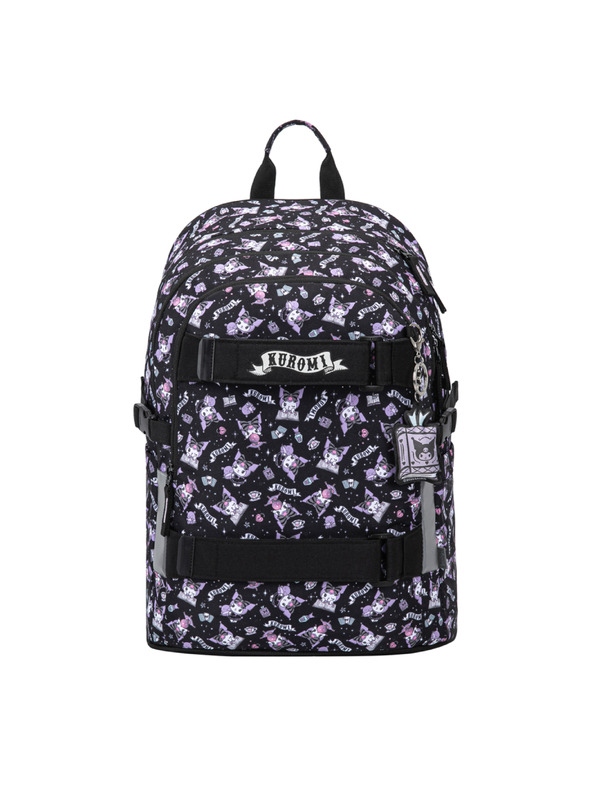 BAAGL  BAAGL SZETT 5 Skate Kuromi Black: hátizsák, tolltartó, sporttáska, övtáska, notebook tok GRS