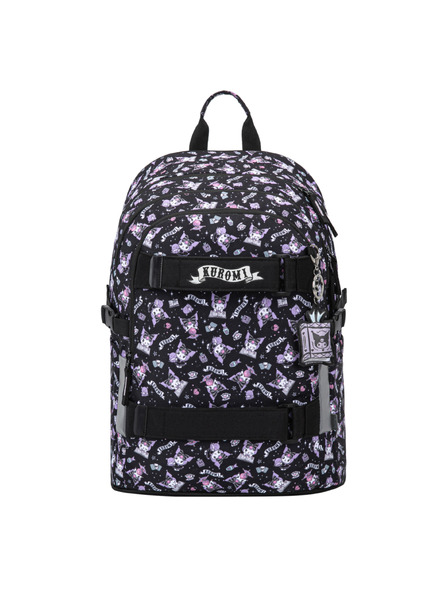 BAAGL  BAAGL SZETT 5 Skate Kuromi Black: hátizsák, tolltartó, sporttáska, övtáska, notebook tok GRS