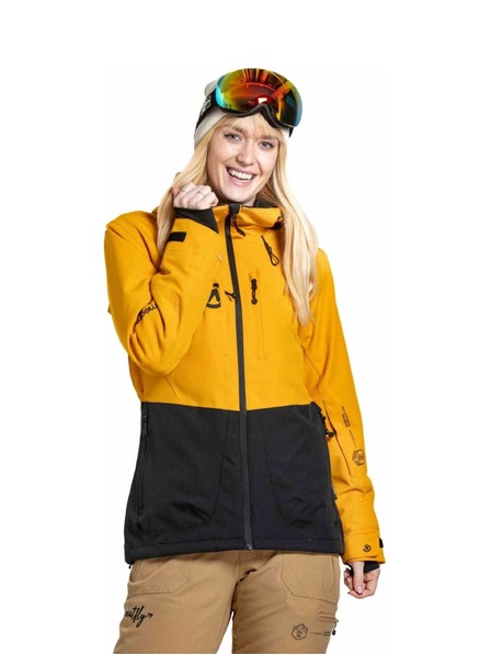 Meatfly Meatfly női SNB & SKI dzseki Gaia Sunflower / Black