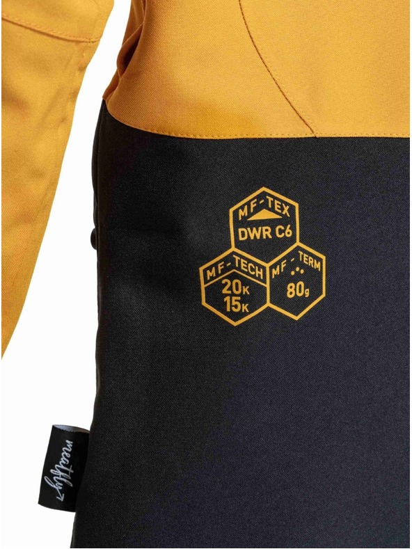 Meatfly Meatfly női SNB & SKI dzseki Gaia Sunflower / Black