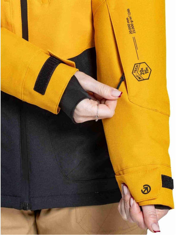 Meatfly Meatfly női SNB & SKI dzseki Gaia Sunflower / Black