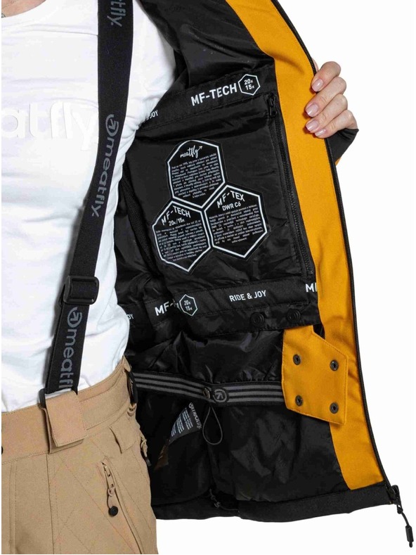 Meatfly Meatfly női SNB & SKI dzseki Gaia Sunflower / Black