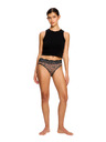 Modibodi Modibodi Sensual Hi Waist Bikini Moderate menstruációs fehérnemű Animalia Brown