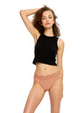 Modibodi Modibodi Sensual Hi Waist Bikini Light menstruációs fehérnemű Cameo Peach
