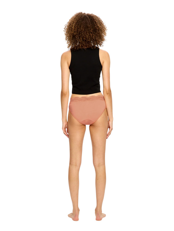 Modibodi Modibodi Sensual Hi Waist Bikini Light menstruációs fehérnemű Cameo Peach