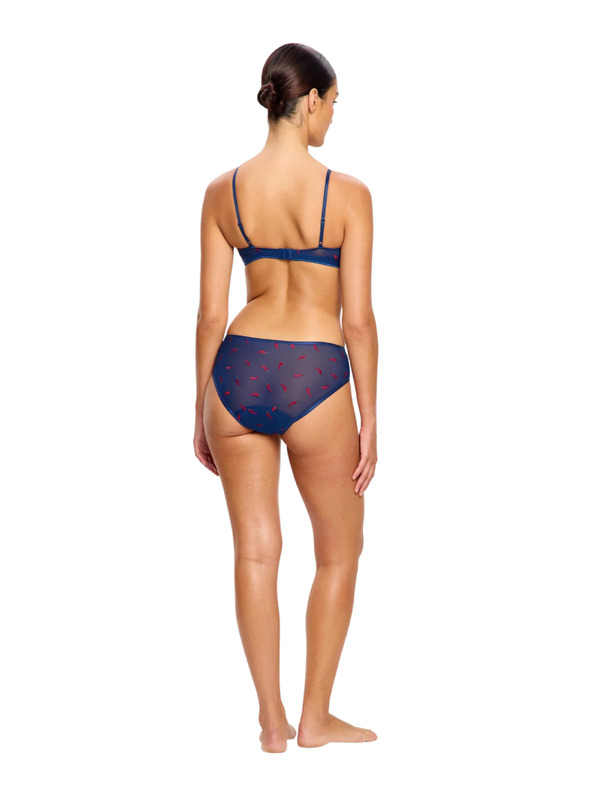 Modibodi Modibodi lntimates V Day Hi Waist Brief Moderate menstruációs fehérnemű Navy Chilli
