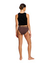 Modibodi Modibodi Sensual Hi Waist Bikini Super menstruációs fehérnemű Mahogany