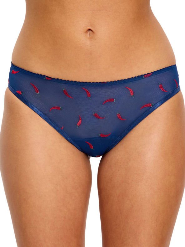 Modibodi Modibodi lntimates V Day Cheeky Brief Light menstruációs fehérnemű Navy Chilli