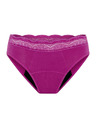Modibodi Modibodi Sensual Hi Waist Bikini Super menstruációs fehérnemű Electric Fuchsia