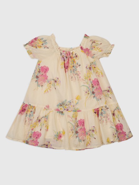 GAP Baby mintás ruha lenkeverékből GAP