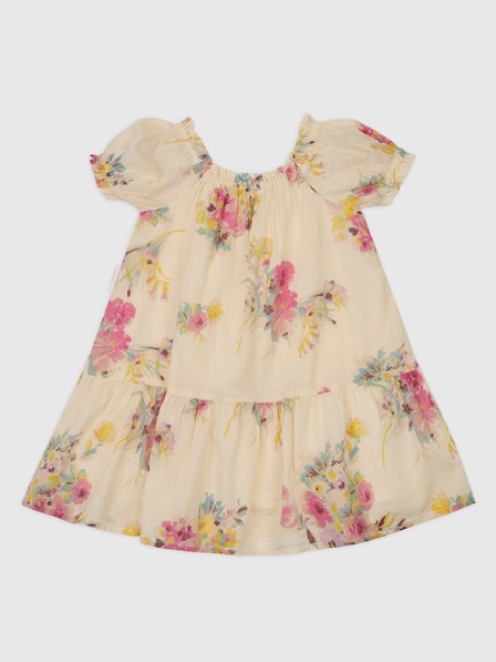 GAP Baby mintás ruha lenkeverékből GAP