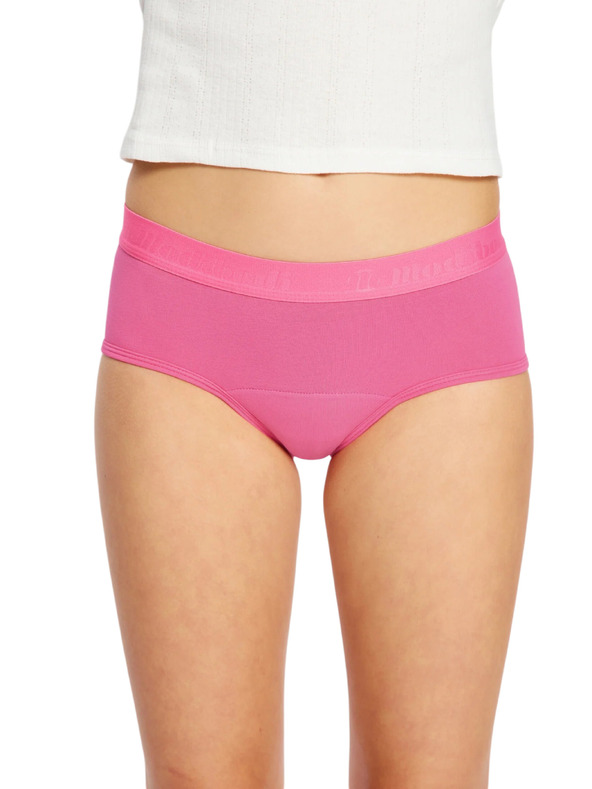 Modibodi Modibodi Teen Hipster Boyleg Moderate lányok menstruációs alsónadrág Watermelon Pink Sorbet