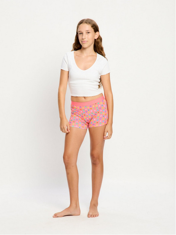 Modibodi Modibodi Teen Hipster Boyshort Moderate lányok menstruációs alsónadrág Happy Hearts