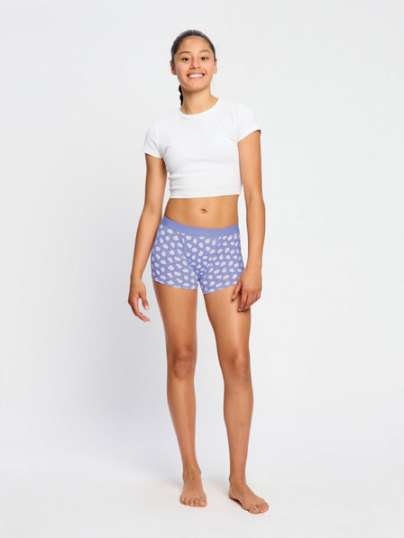 Modibodi Modibodi Teen Hipster Boyshort Moderate lányok menstruációs alsónadrág Giggly Ghost Blue