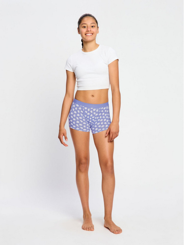 Modibodi Modibodi Teen Hipster Boyshort Moderate lányok menstruációs alsónadrág Giggly Ghost Blue