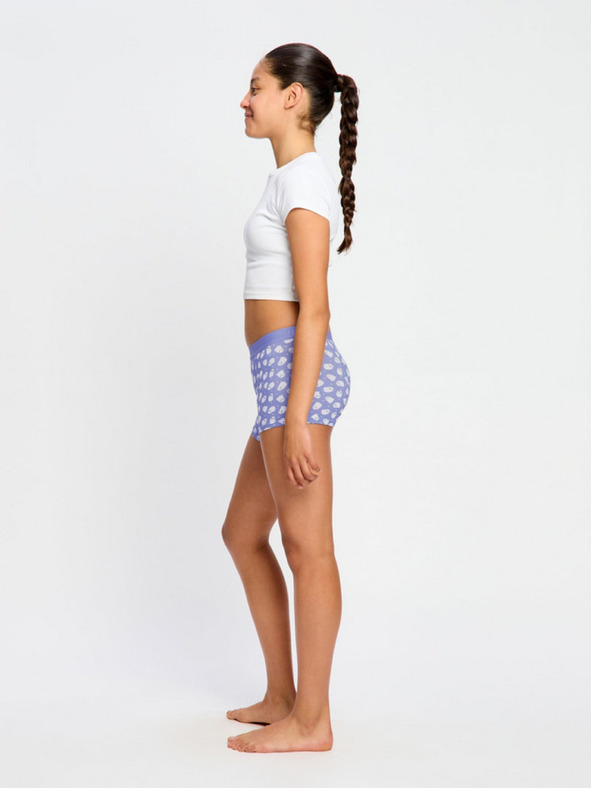 Modibodi Modibodi Teen Hipster Boyshort Moderate lányok menstruációs alsónadrág Giggly Ghost Blue