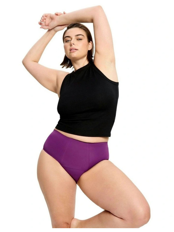Modibodi Modibodi Allure Seamfree Full Brief Super menstruációs alsónadrág Mystic Purple