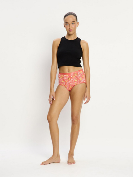 Modibodi Modibodi SmileyWorld Classic Full Brief Super Overnight menstruációs alsónadrág Boho Coral