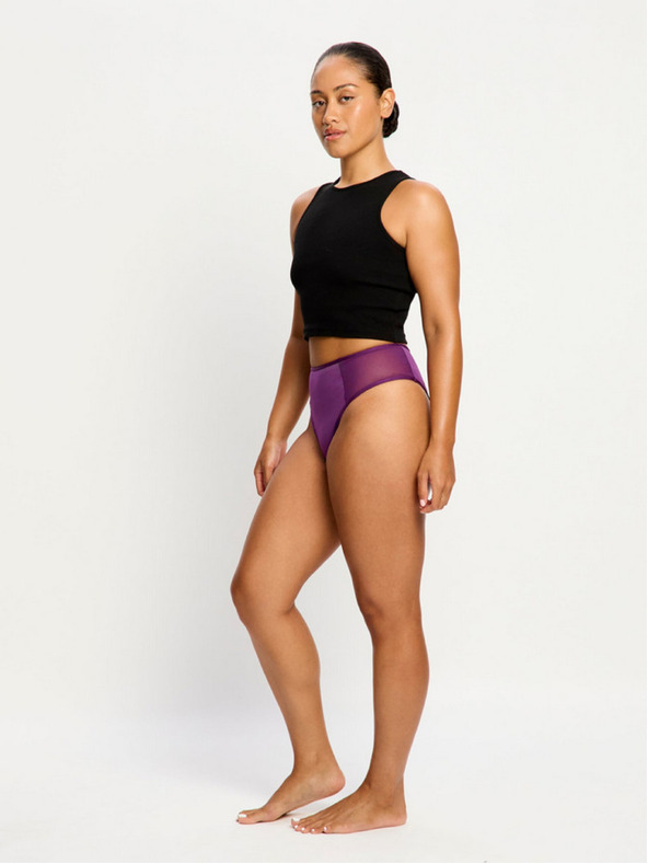 Modibodi Modibodi Allure Hi Waist Brief moderate menstruációs alsónadrág Mystic Purple