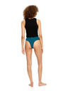 Modibodi Modibodi Seamfree Hi Waist Cheeky Moderate menstruációs alsónadrág Teale Blue