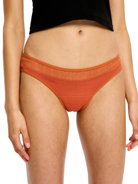 Modibodi Modibodi Sensual Bikini Light menstruációs alsónadrág Burnt Brick