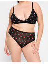 Modibodi Modibodi Intimates V Day Hi Waist Brief Moderate-Heavy menstruációs alsónadrág Black Rose