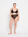 Modibodi Modibodi Intimates V Day Hi Waist Brief Moderate-Heavy menstruációs alsónadrág Black Rose