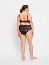 Modibodi Modibodi Intimates V Day Hi Waist Brief Moderate-Heavy menstruációs alsónadrág Black Rose