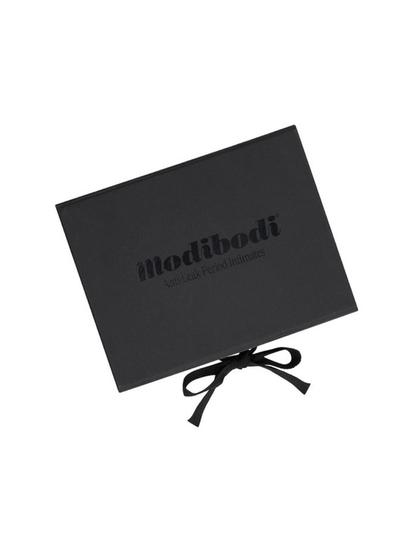 Modibodi Modibodi Intimates V Day Hi Waist Brief Moderate-Heavy menstruációs alsónadrág Black Rose