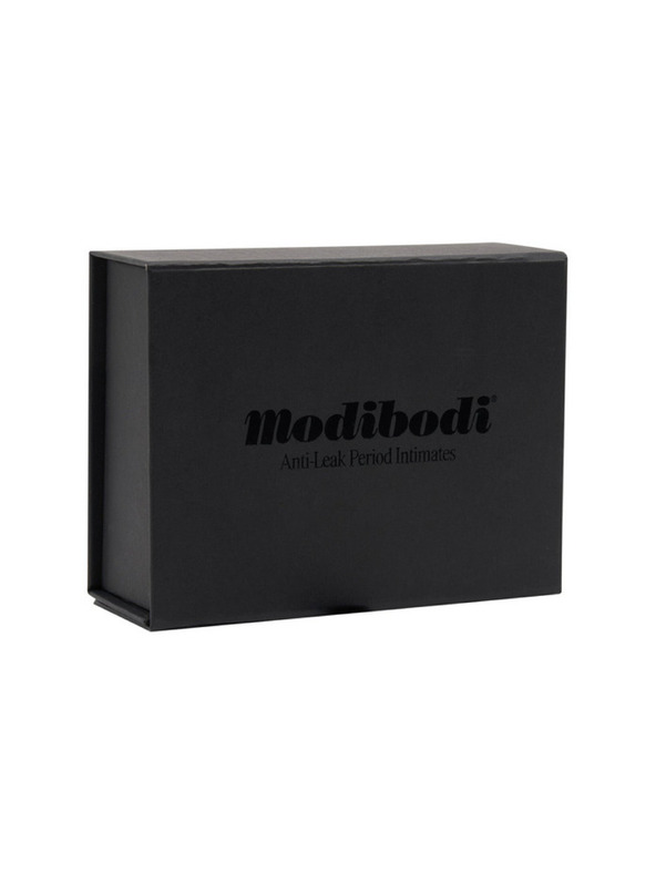 Modibodi Modibodi Intimates V Day Hi Waist Brief Moderate-Heavy menstruációs alsónadrág Black Rose