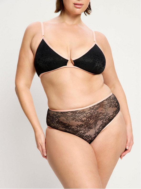 Modibodi Modibodi Bliss Hi Waist Brief Moderate menstruációs alsónadrág Jet Black