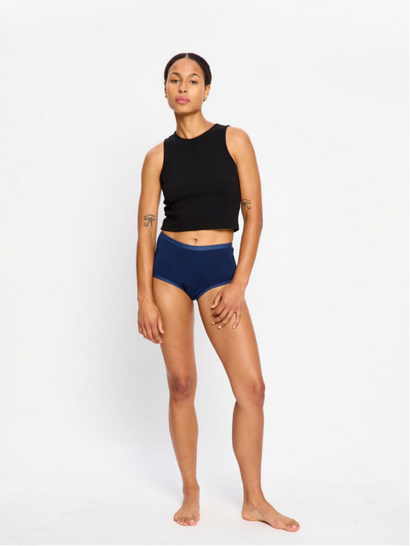 Modibodi Modibodi Classic Full Brief Super-Overnight menstruációs alsónadrág Night sky Blue