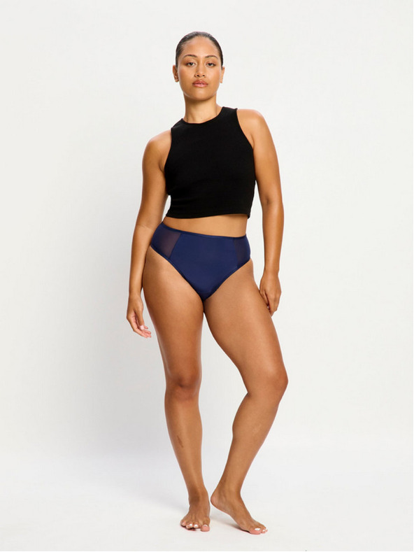 Modibodi Modibodi Allure Hi Waist Brief moderate menstruációs alsónadrág Night sky Blue
