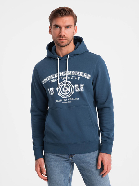 Ombre Clothing Férfi kenguru nyomtatott melegítőfelső Ombre ruházat